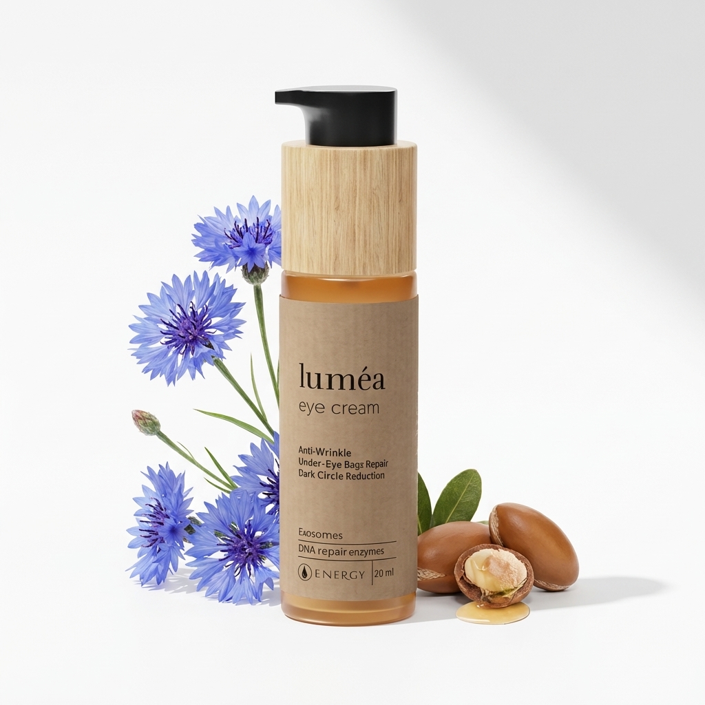 Energy Luméa oční krém – hydratační a liftingová péče o oční okolí s chrpou a arganovým olejem